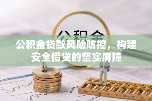 稻城公积金贷款风险防控，构建安全借贷的坚实屏障