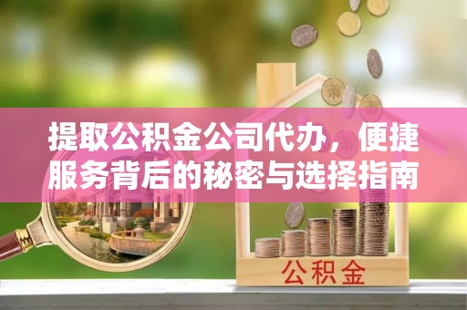 稻城提取公积金公司代办，便捷服务背后的秘密与选择指南