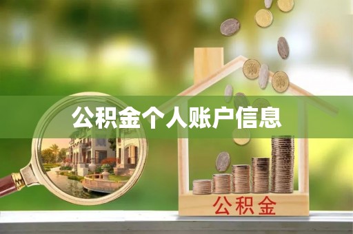 稻城公积金个人账户信息