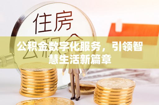 稻城公积金数字化服务，引领智慧生活新篇章