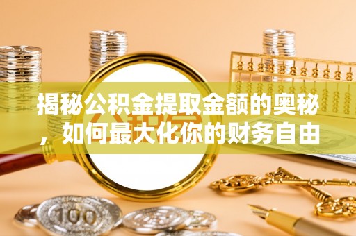 稻城揭秘公积金提取金额的奥秘，如何最大化你的财务自由