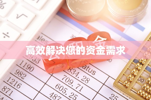 稻城高效解决您的资金需求