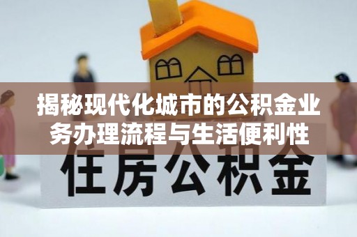 稻城揭秘现代化城市的公积金业务办理流程与生活便利性
