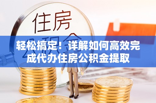稻城轻松搞定！详解如何高效完成代办住房公积金提取