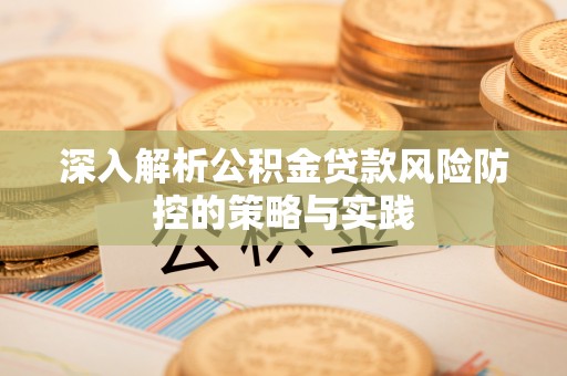 稻城深入解析公积金贷款风险防控的策略与实践