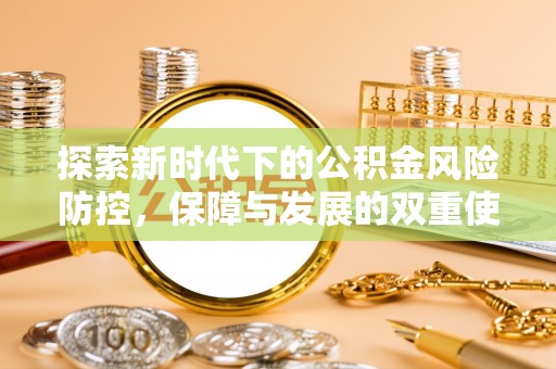 稻城探索新时代下的公积金风险防控，保障与发展的双重使命