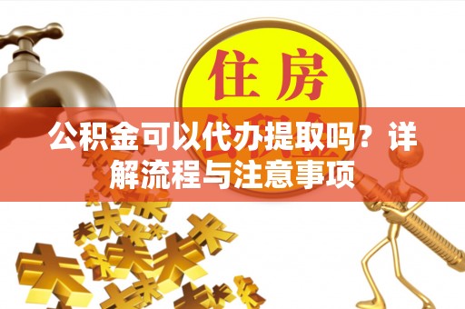 稻城公积金可以代办提取吗？详解流程与注意事项