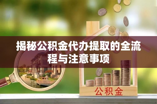 稻城揭秘公积金代办提取的全流程与注意事项