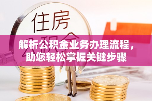 稻城解析公积金业务办理流程，助您轻松掌握关键步骤