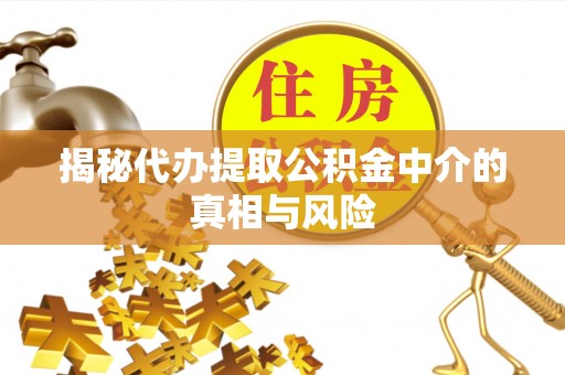 稻城揭秘代办提取公积金中介的真相与风险