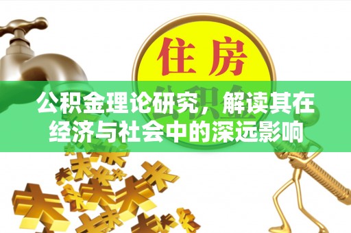 稻城公积金理论研究，解读其在经济与社会中的深远影响