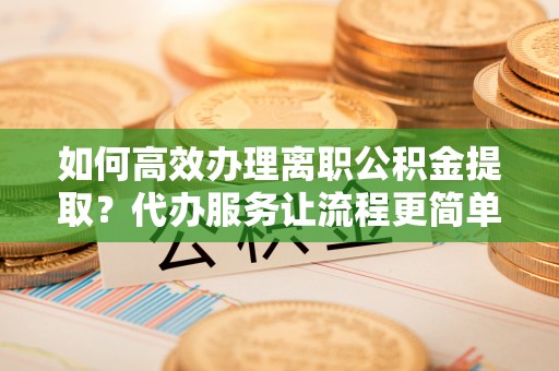 稻城如何高效办理离职公积金提取？代办服务让流程更简单