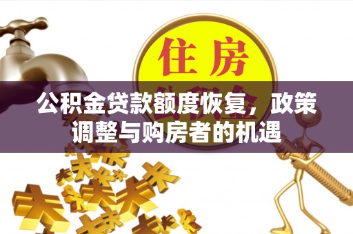稻城公积金贷款额度恢复，政策调整与购房者的机遇