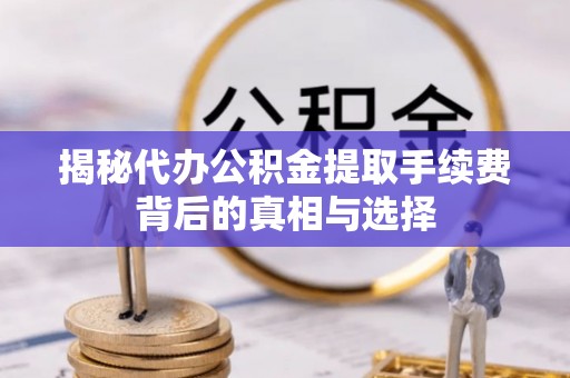 稻城揭秘代办公积金提取手续费背后的真相与选择