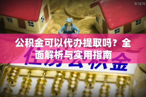 稻城公积金可以代办提取吗？全面解析与实用指南