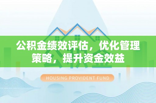 稻城公积金绩效评估，优化管理策略，提升资金效益