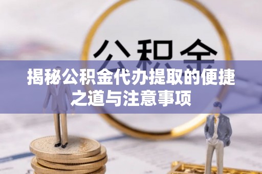 稻城揭秘公积金代办提取的便捷之道与注意事项