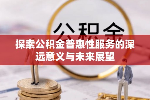 稻城探索公积金普惠性服务的深远意义与未来展望