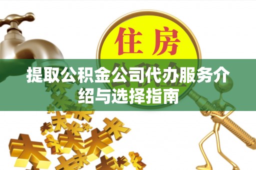 稻城提取公积金公司代办服务介绍与选择指南